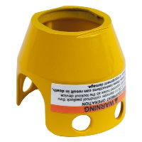 Schneider Harmony Yellow Metal Padlockable Guard for 40mm Mushroom  Head