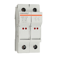 Mersen Modulostar 10 x 38mm 32A Double Pole Fuseholder with LED Indicator