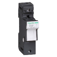 Schneider TeSys DF 14 x 51mm 50A Single Pole Neutral Carrier Including Link