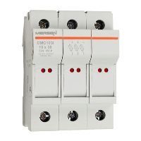 Mersen Modulostar 10 x 38mm 32A Triple Pole Fuseholder with LED  Indicator