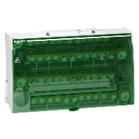 Schneider Linergy DS Screw Distribution Block 160A Four Pole 4 x 12  Connections