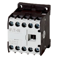 Eaton DILEM Contactor 3 Pole 6.6A AC3 3kW 1 x N/O Auxiliary 110VAC Coil