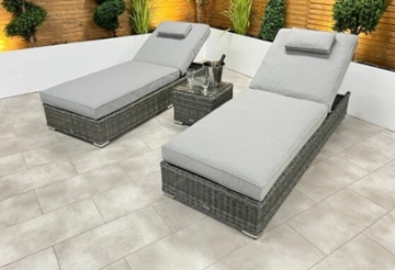 Rattan Sun Loungers