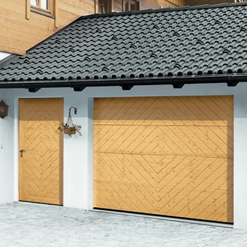 High Quality Hormann Timber Sectional Garage Doors