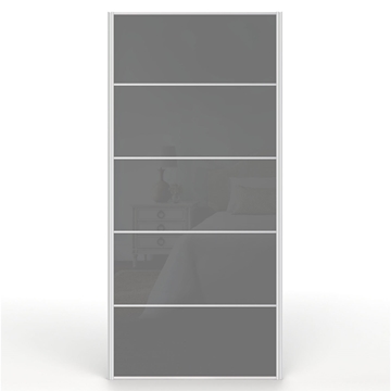 Solid Grey Wardrobe Door 950x2000mm Liverpool