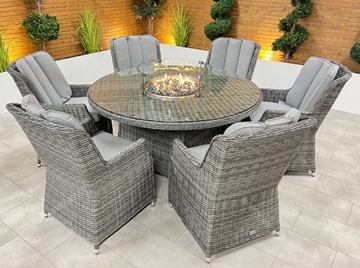 Leading Suppliers Of Rattan Dining Fire Pit Sets Essex