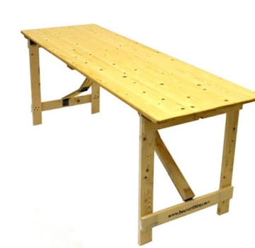 Wooden Trestle Tables for Events