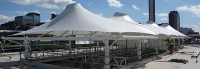 Exterior Tensile Fabric Structures For Venues
