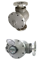 Large Capacity Positive Displacement Flowmeters for Viscous Lubricants