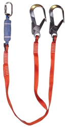 ABM-2T Y Shock Absorber Lanyard 2mtr with Scaffold Snap Hooks     