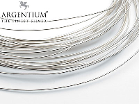Argentium Silver Solder Medium Hard Oval Wire 1.60mm X 0.80mm