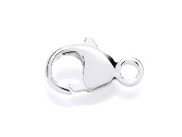 935 Argentium Silver Oval Trigger  Clasp 9mm