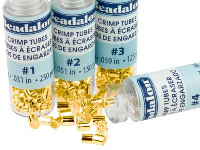 Base Metal Crimp Bead Variety Set  1-4 Gold Plated Beadalon
