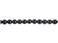 Black Agate Semi Precious Round    Beads 6mm 16&amp;quot;/40cm Strand