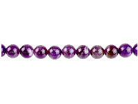 Amethyst Semi Precious Round Beads 10mm, 15&amp;quot;-15.5&amp;quot; Strand