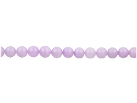 Dyed Lilac Jade Semi Precious Round Beads 4mm, 16&amp;quot;/40cm Strand