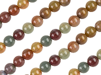 Fancy Jasper Semi Precious Round   Beads 4mm 16&amp;quot;/40cm Strand