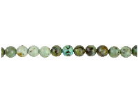 African Turquoise Jasper Semi  Precious Round Beads 8mm, 16&amp;quot;/40cm Strand