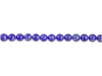 Blue Lapis Semi Precious Round Beads 6mm 16&amp;quot;/40cm Strand