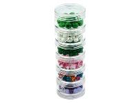 Beadalon Small Bead Storage    Stackable Containers Six Per Stack