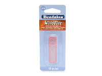 Beadalon Wildfire Hard Beading Needles, Size 13, 10 Pcs With Case