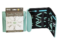 Beadsmith Beaders Tool Kit In Aqua Fashion Clutch Bag