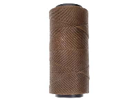 Beadsmith Knot-it Brown Brazilian  Wax Cord, 144m Spool