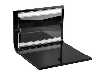 Black Gloss Acrylic L Display Stand