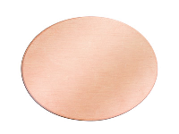 Copper Blanks Oval Pack of 6 40mm X 30mm X 0.9mm