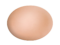 Copper Blanks Oval Domed Pack of 6 40mm X 30mm X 0.9mm