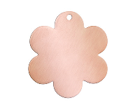 Copper Blanks Daisy Pack of 6 24mm X 0.9mm