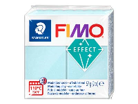 Fimo Effect Gemstone Blue Ice  Quartz 57g Polymer Clay Block Fimo Colour Ref 306