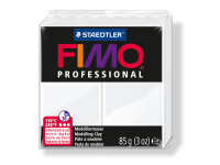 Fimo Professional White 85g Polymer Clay Block Fimo Colour Reference 0