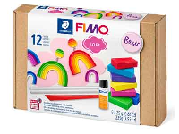 Fimo Soft Polymer Clay Starter Set 12 Piece