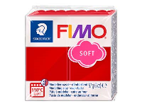 Fimo Soft Christmas Red 57g Polymer Clay Block Fimo Colour Reference 50