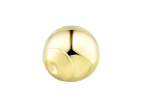 18ct Yellow Gold 1 Hole Ball With  Cup 3mm