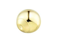 18ct Yellow Gold 1 Hole Ball With  Cup 6mm