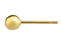 18ct Yellow Gold Ball Stud 4mm 100% Recycled Gold