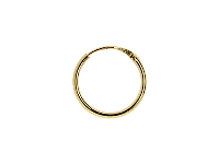 9ct Yellow Gold Creole Superlight  13mm Hoop, 100% Recycled Gold