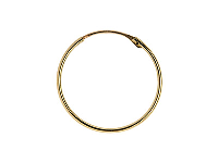 9ct Yellow Gold Creole Superlight  18mm Hoop, 100% Recycled Gold
