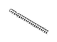 18ct White Gold 10mm X 1.0mm   Grooved Pin Grooved End Rounded,   100% Recycled Gold