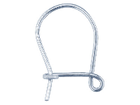 9ct White Gold Safety Hook Wire 371 100% Recycled Gold