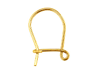 9ct Yellow Gold Safety Hook Wire   371 100% Recycled Gold