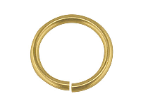 9ct Yellow Gold Jump Ring Heavy 7mm