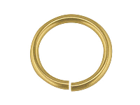 18ct Yellow Gold Jump Ring Heavy   4mm