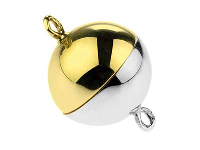 18ct Magnetic Ball Clasp 9mm 2 Tone