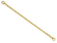 18ct Yellow Gold 1.8mm Heavy Trace Safety Chain For Bracelet  6.7cm/2.6&amp;quot;