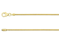 18ct Yellow Gold 1.1mm Franco Chain 16&amp;quot;/40cm Hallmarked