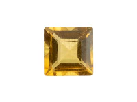 Citrine, Square, 3x3mm