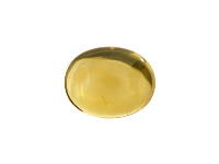 Citrine, Oval Cabochon, 9x7mm